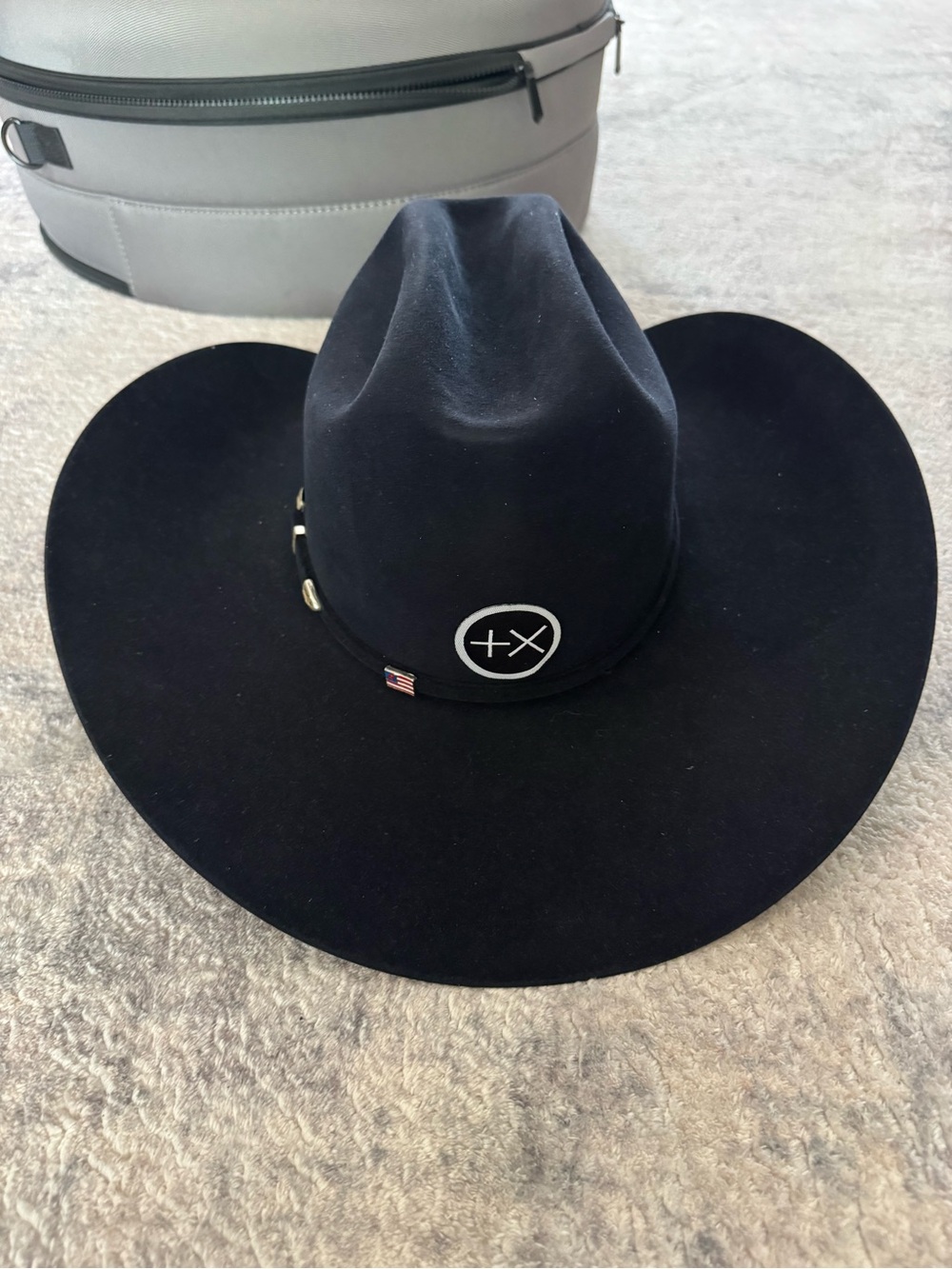 American Hat Co. Navy 40x Felt Western Hat - Picture 3 of 12